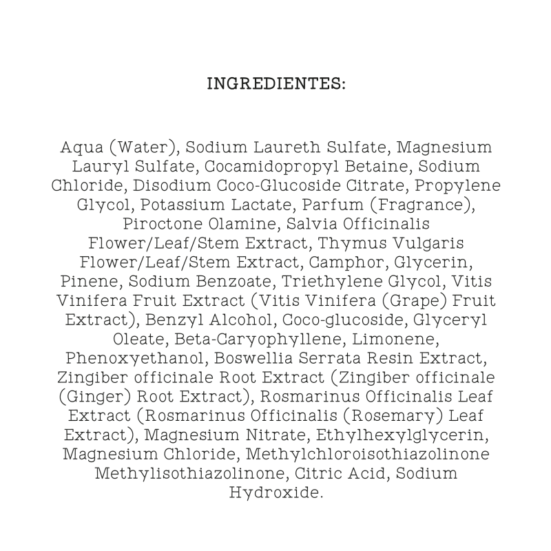 CHAMPU ENERGIZANTE 200ML MIMARE | Mimare