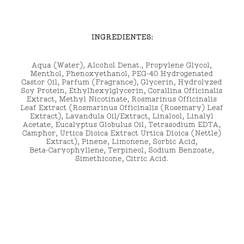 LOCION ENERGIZANTE 125ML MIMARE | Mimare