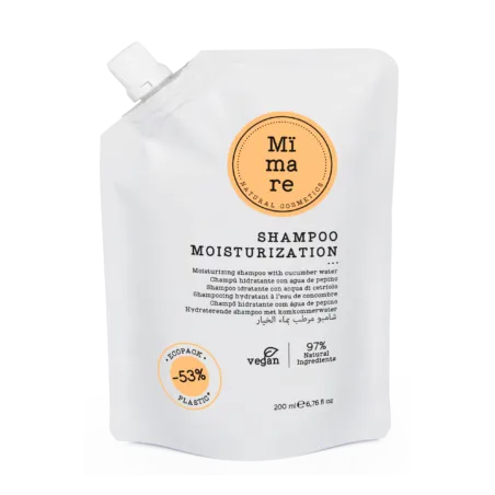 Champú hidratante 200ml Mimare para cabello suave