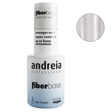 Base Fiber color Glitter Soft White