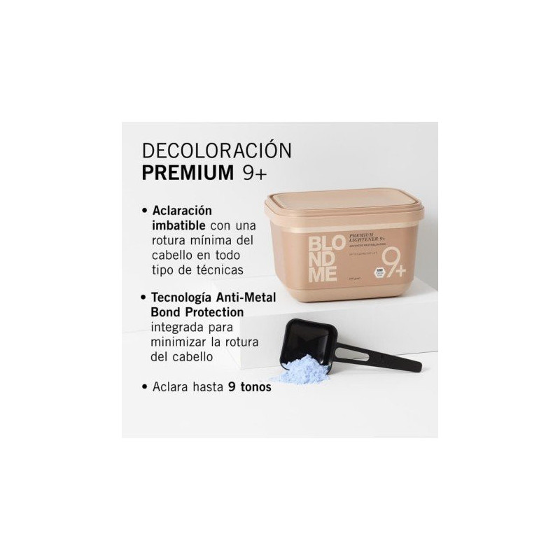 DECOLORACION 450GR BLONDME PREMIUM LIFT 9+Cuadrada | SCHWARZKOPF