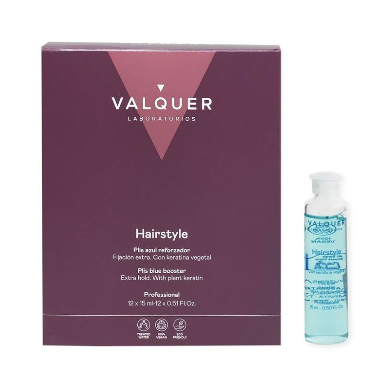 PLIS AZUL REFORZADOR SIN MATIZADOR 12 AMPOLLAS | Valquer Profesional