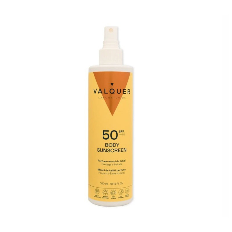 SUN VALISOL Agua Solar spf 50 - Protege e Hidrata 300ml | Valquer Profesional
