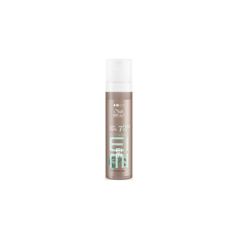 ESPUMA ondas suaves anti-frizz 72h 200ml NUTRICURLS  Soft Twirl | WELLA