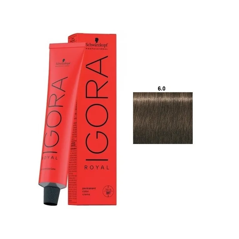 Schwarzkopf Igora Royal Coloración 6.0 Castaño 100ml | Schwarzkopf Professional