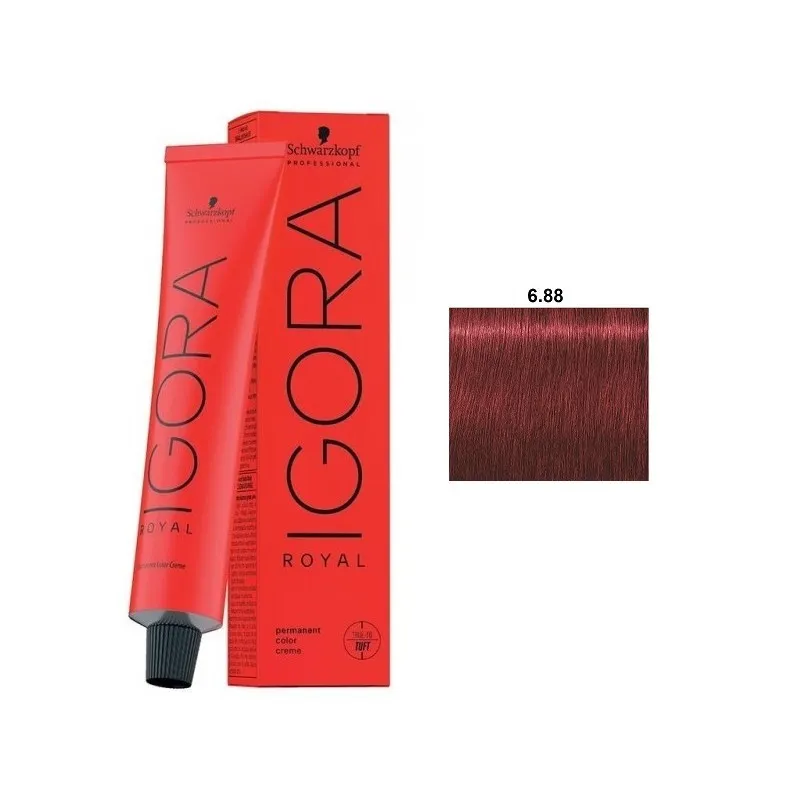 Schwarzkopf Igora Royal Coloración 6.88 Rojo Intenso 100ml | Schwarzkopf Professional