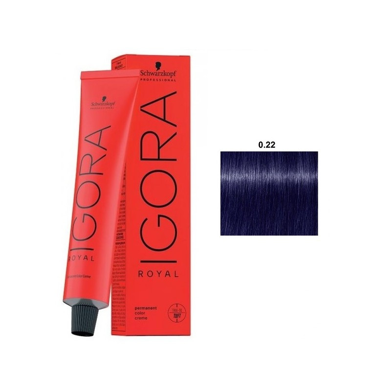 TINTE IGORA ROYAL Nº0.22 60ML | SCHWARZKOPF