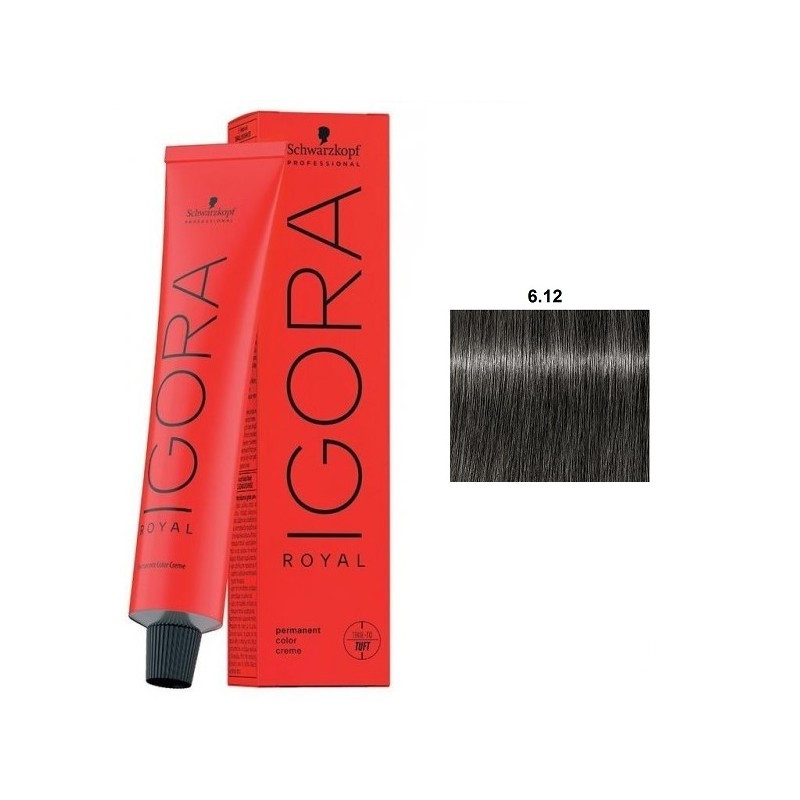 TINTE IGORA ROYAL Nº6.12 60ML | SCHWARZKOPF