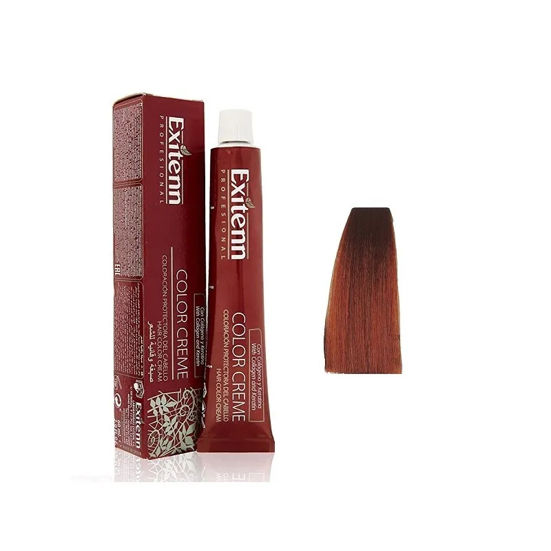 Exitenn Color Crème Coloración Nº 74 Rubio Medio Cobriz 100ml | Exitenn