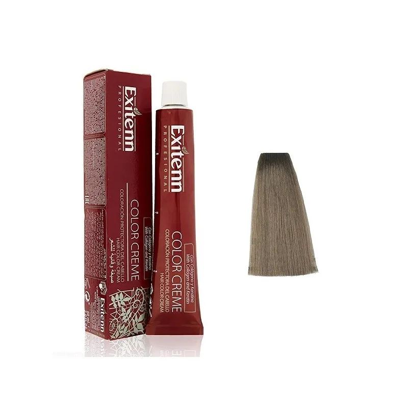 Exitenn Color Crème Coloración Permanente 8.1 Rubio Claro Ceniza 100ml | Exitenn