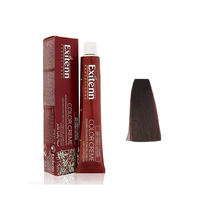Exitenn Color Crème Coloración Permanente 5.60 Castaño Claro Rojo 100ml | Exitenn
