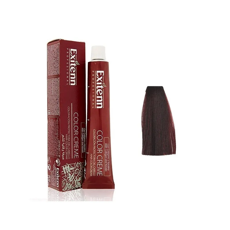 Exitenn Color Crème Coloración Permanente 5.65 Castaño Claro Rojo 100ml | Exitenn