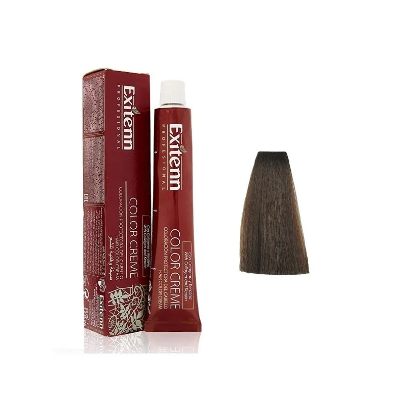 Exitenn Color Creme 6.72 Castaño Claro Caoba 100ml | Exitenn