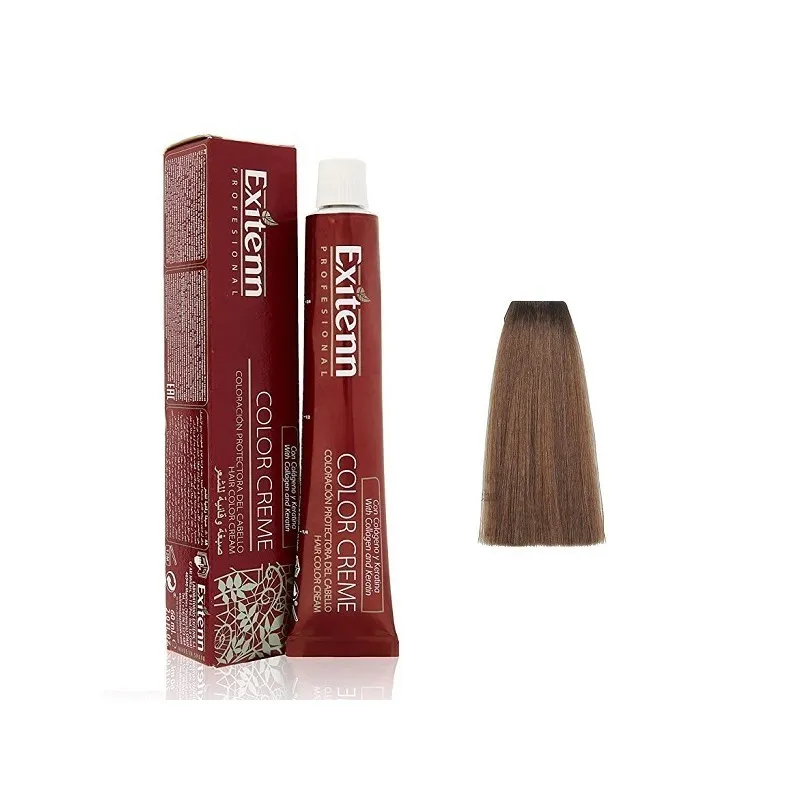 Exitenn Color Crema 8.70 Rubio Claro Ceniza 100ml | Exitenn