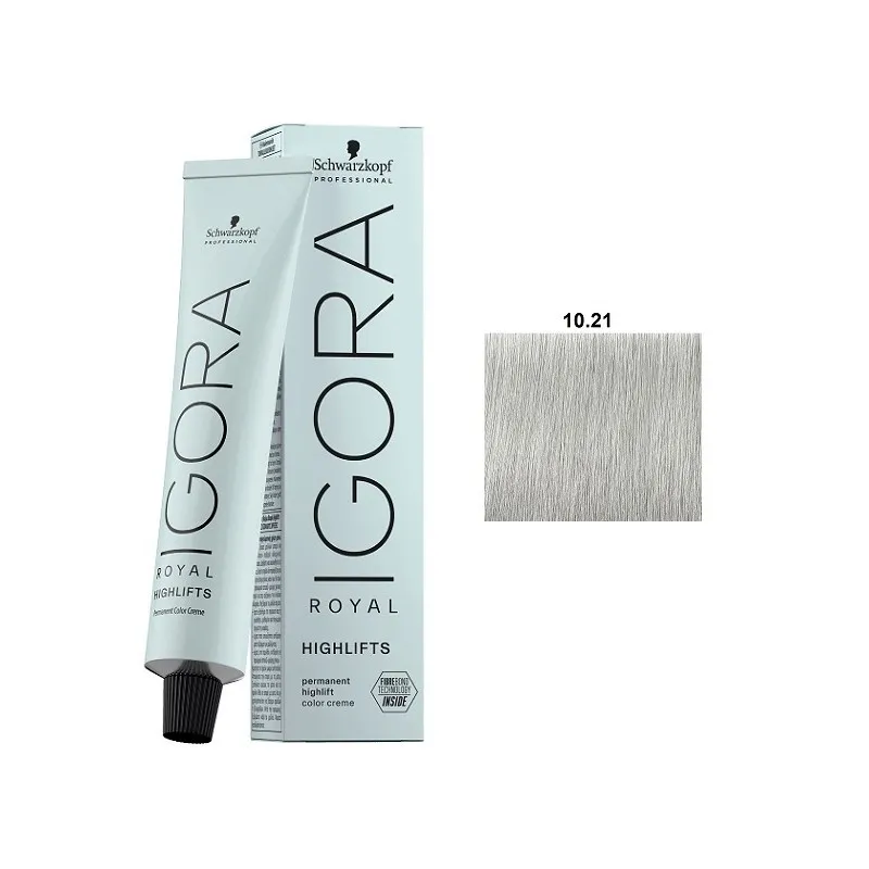 Schwarzkopf Igora Royal Coloración Permanente 10.21 60ML | Schwarzkopf Professional