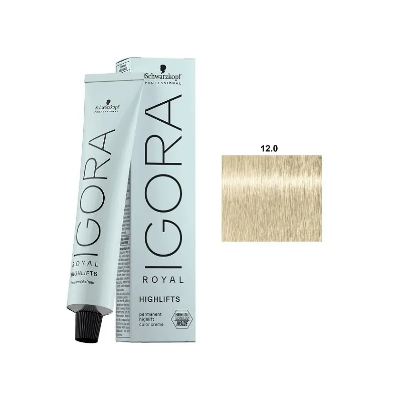 Schwarzkopf IGORA ROYAL Coloración Permanente 12.0 60ml | Schwarzkopf Professional