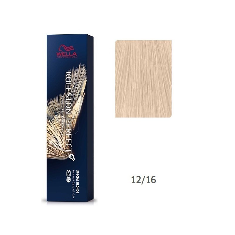 KOLESTON Nº 12.16 ME+ Nuevo formato SUPERACLARANTE RUBIO CENIZA/VIOLETA | WELLA