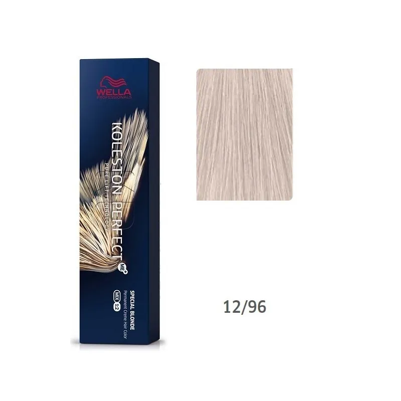 Wella Professionals Koleston Perfect Coloración 12.96 Superaclarante Rubio Cenré Violeta | Wella Professionals