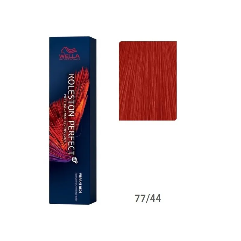 Wella Professionals Koleston Perfect Coloración 77.44 Rubio Mediano Cobrizos Intensos | Wella Professionals