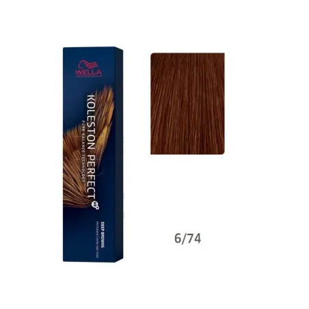 KOLESTON Rubio Oscuro Marrón Cobrizo Nº6.74 - WELLA