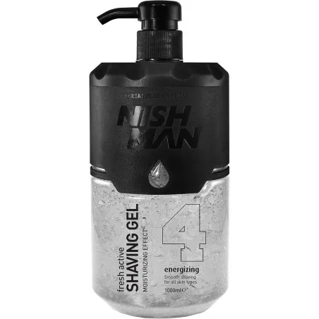 Gel de afeitar 1000ml NishMan energizante