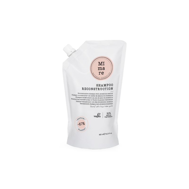 CHAMPU RECONSTRUCCION 480ML (CABELLOS GRUESOS  FINOS Y MEDIOS) MIMARE | Mimare