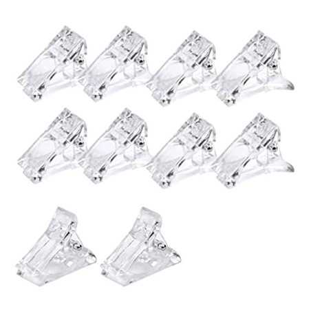 PINZAS DEDOS Acrygel Transparente Caja 10 Unidades