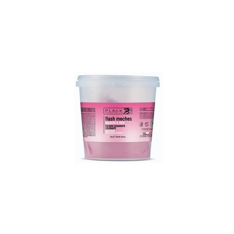 Black Flash Meches Polvo Decolorante Magenta Red 250g | Black Professional Line