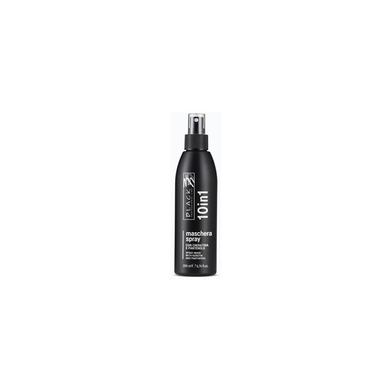 MASCARILLA en SPRAY 10 en 1-200ml C. KERATINA Y PANTENOL | Black Line