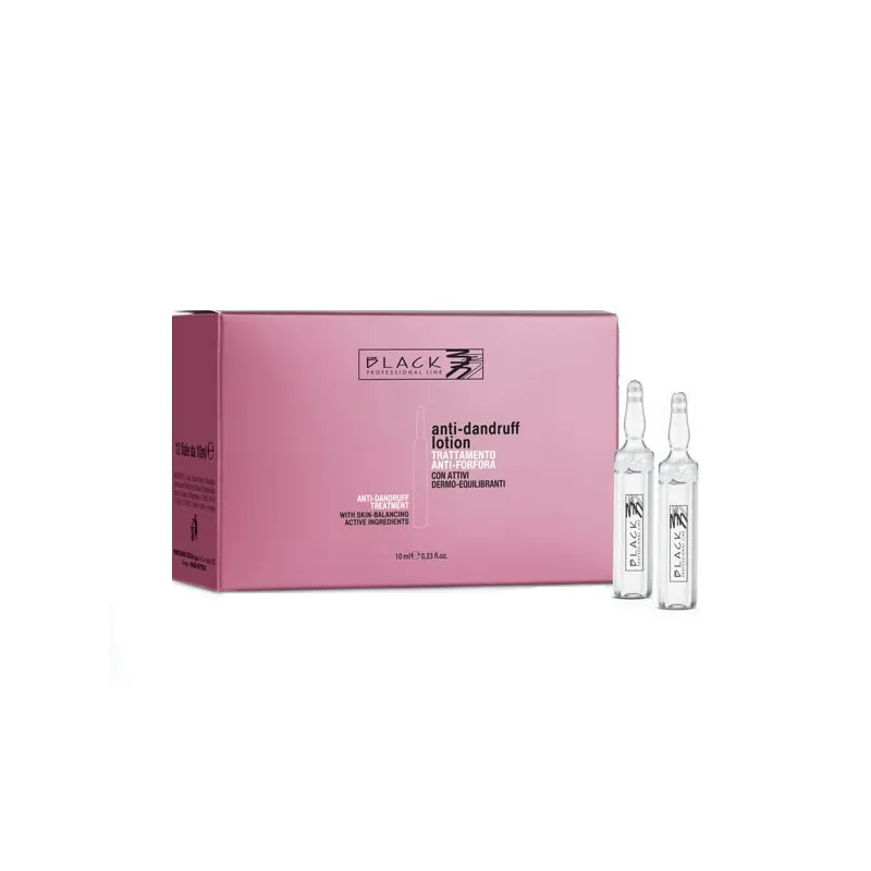Black Ampollas Anti-caspa 12 x 10 ml | Black Line
