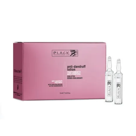 Black Ampollas Anti-caspa Black Line 12 x 10 ml