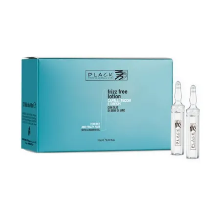 Black Ampollas Frizz Free 10ml Black Professional Line anti frizz