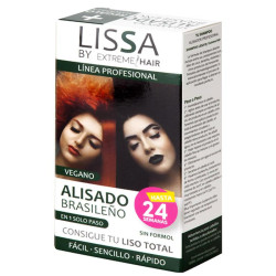 ALISADOR BRASILEÑO VEGANO CABELLOS OSCUROS 24SEMANAS