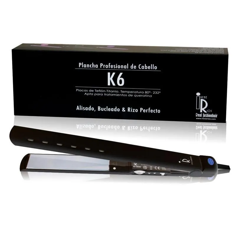 Irene Rios Plancha Profesional de Cabello K6 | Irene Rios