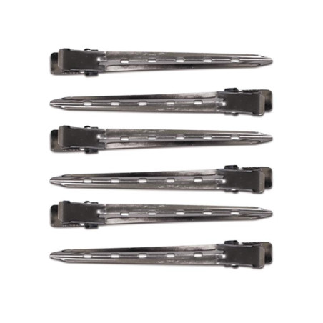 PINZA PATO CROMADA 6UDS