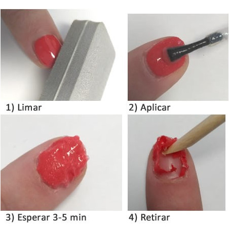 REMOVER GEL LACK 15ml -Pincel en 5 minutos
