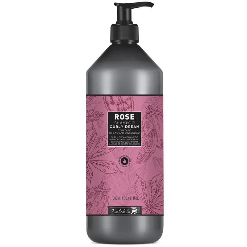 Black Professional Line Curly Dream Champú Rose 1000ml | Black Professional Line