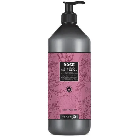 Champú Rose Black Professional Line 1000ml para rizos definidos