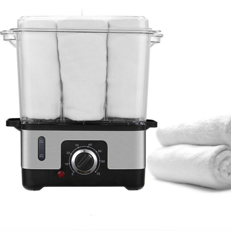 Calentador de toallas a vapor de gran capacidad.