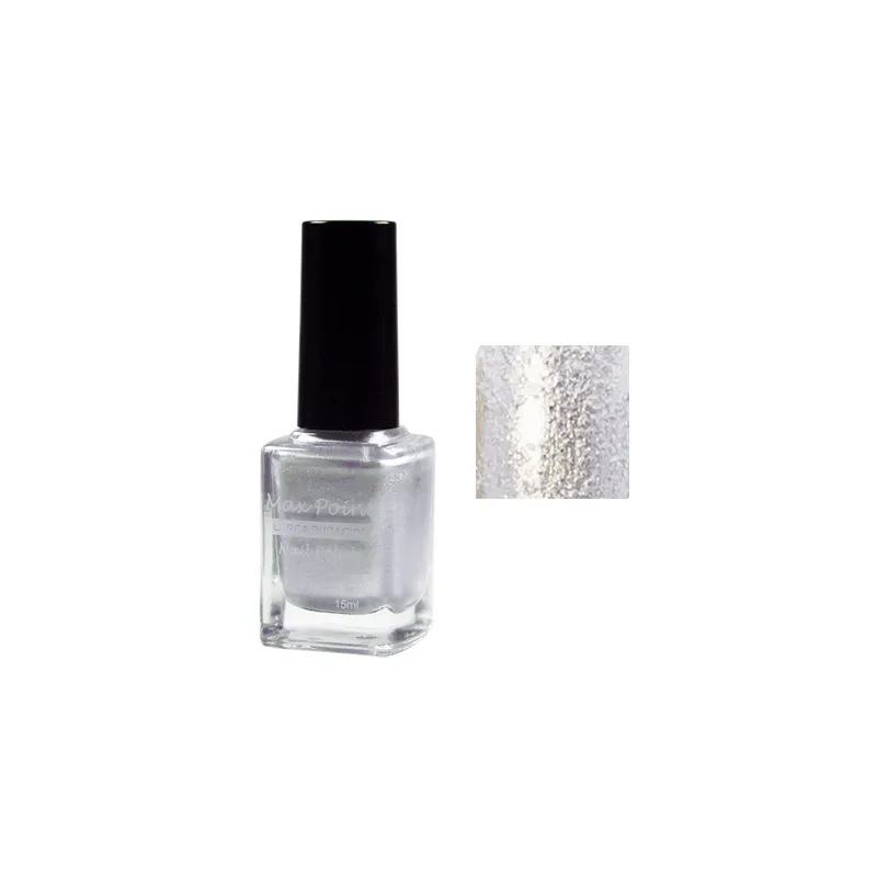 Max Point Esmalte NºBR19 Plata 15ml | Max Point Belleza