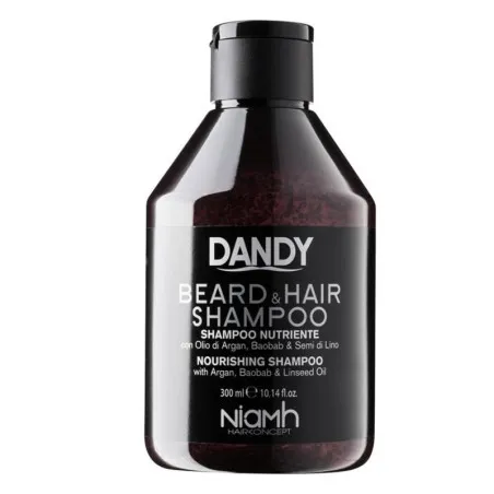 Dandy Champú Beard & Hair 300 ml limpieza profunda