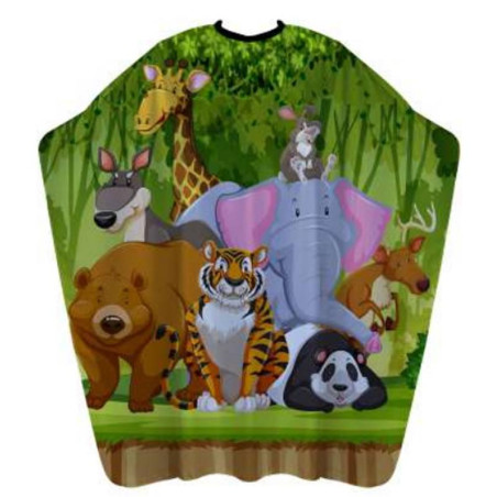PEINADOR Niños Selva Animales