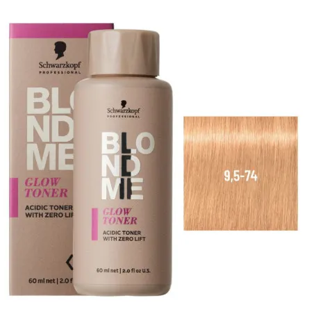 schwarzkopf blondme matizador 9.5-74 60 ml rubio brillante