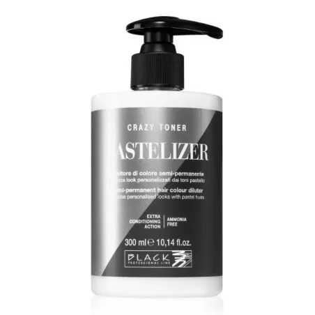 Black Professional Line Toner Pastelizer 300 ml - brillo