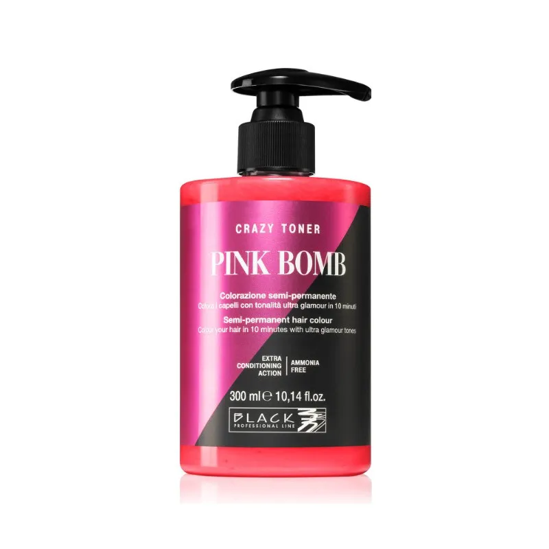 Black Professional Line Coloración Semi-Permanente Pink Bomb 300 ml | Black Line