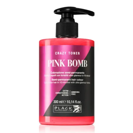 coloración semi-permanente pink bomb Black Line brillo intenso