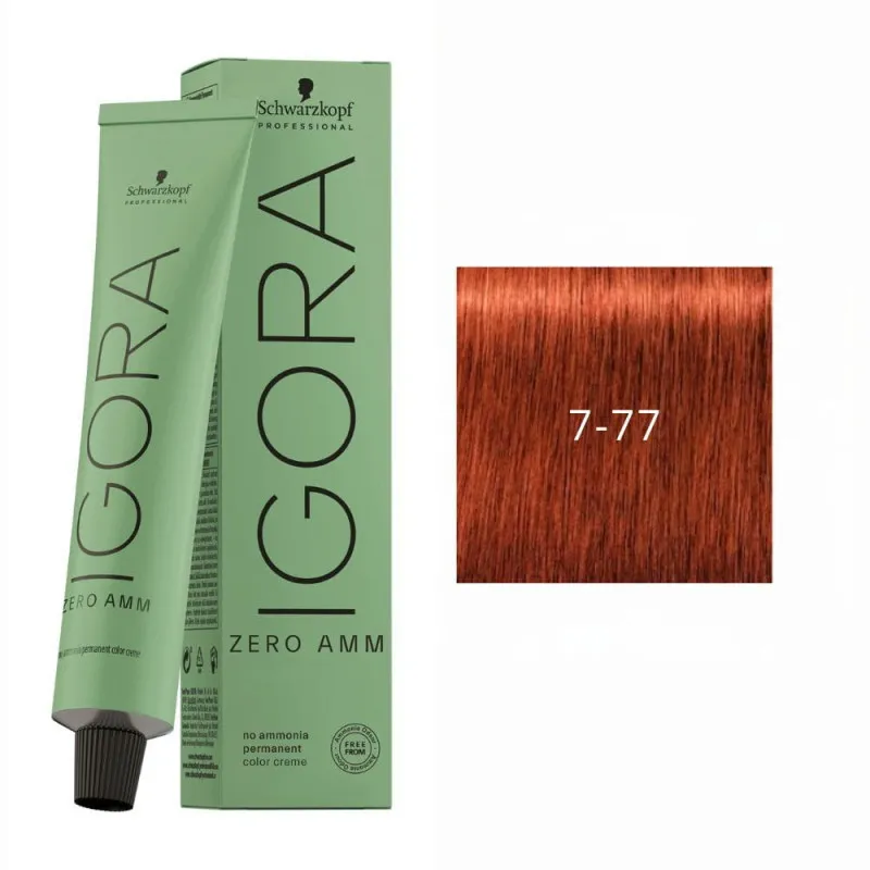 Schwarzkopf IGORA Coloración Permanente 7-77 60ml | Schwarzkopf Professional