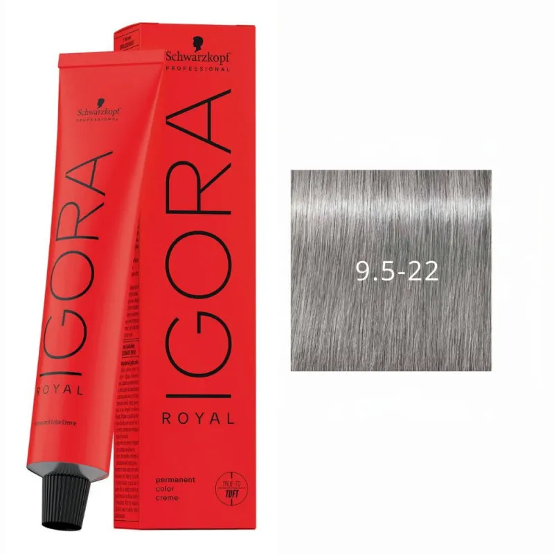 Schwarzkopf IGORA ROYAL Coloración Permanente 9.5-22 60ML | Schwarzkopf Professional