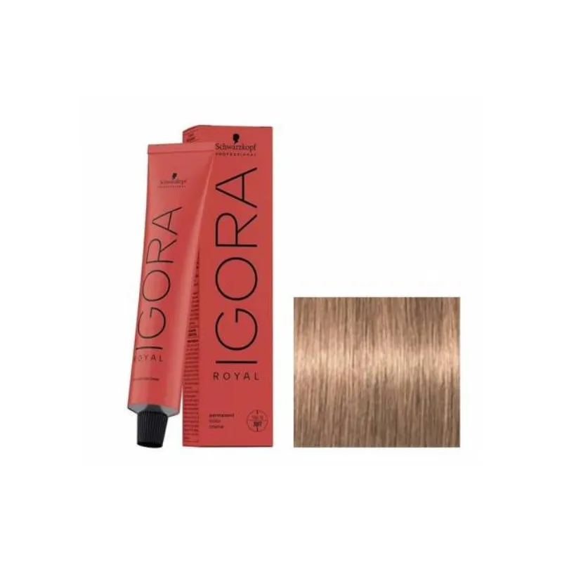 Schwarzkopf IGORA ROYAL Coloración Permanente 9.65 Rubio Claro Ceniza Dorado 60ml | Schwarzkopf Professional