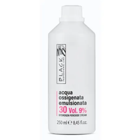 Black Professional Line oxidante 30 vol 250ml para un color duradero